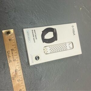 Fitbit Black and White Sport Band